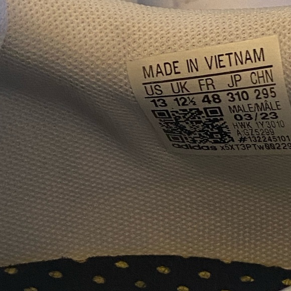 Almost new, Adidas Men's White Sneakers (Adidas Advantage) - Picture 5 of 6